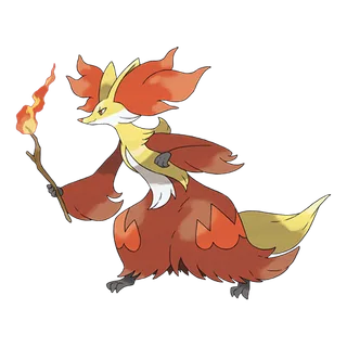 Delphox official artwork